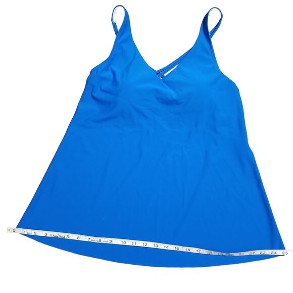 Unbranded Tankini Women's Royal Blue One Piece Pull On Size 8 - Picture 1 of 10
